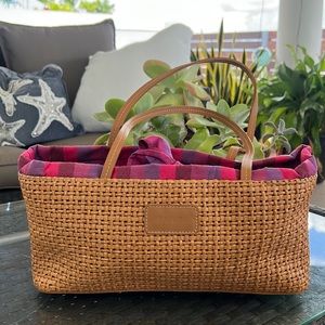 Leather bag for the summer